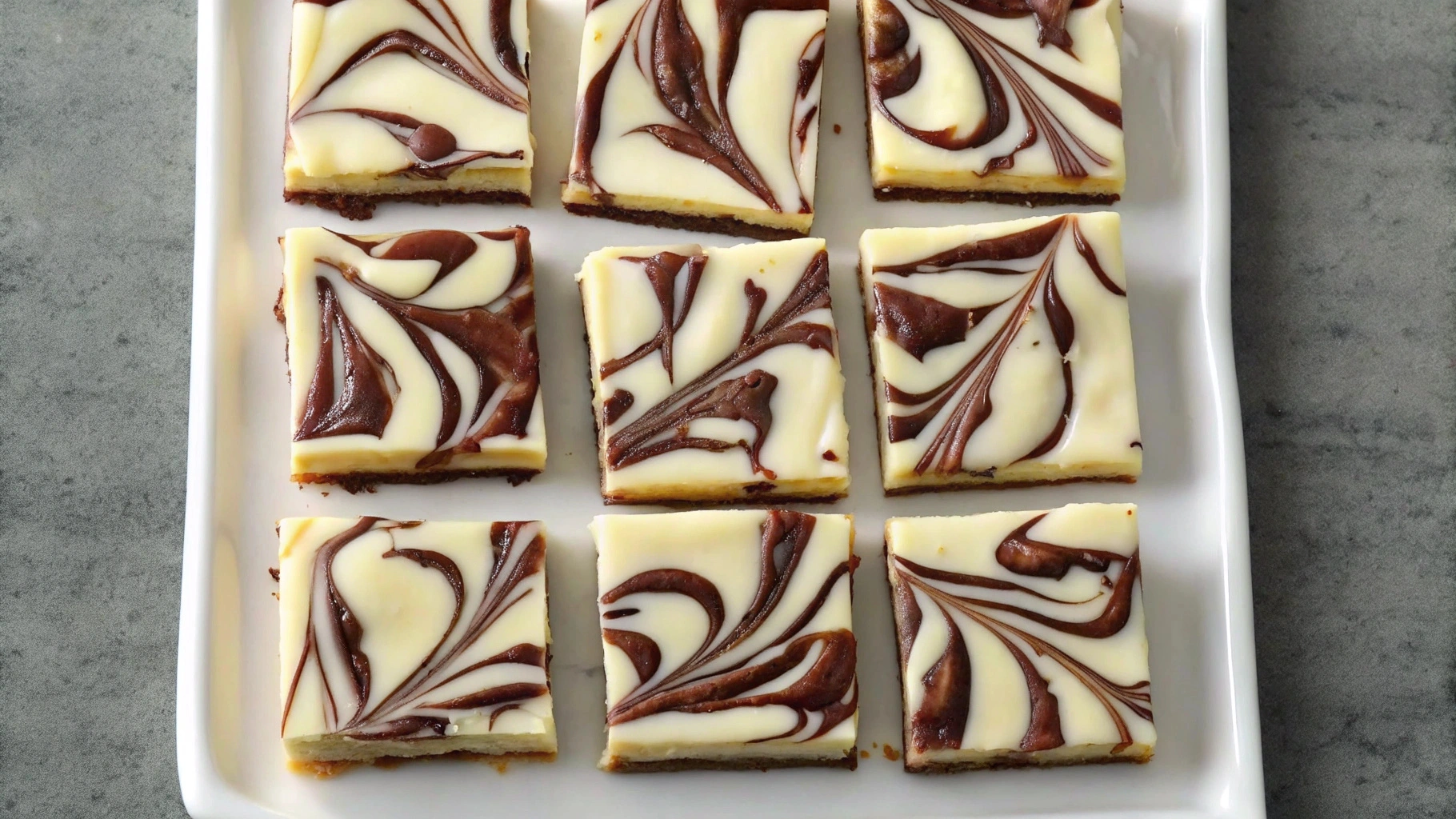 Decadent Nutella Swirled Cheesecake Bars Recipe