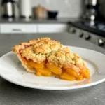 Peach Crumble Pie 4 Peach Crumble