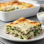 Creamy Mushroom and Spinach Lasagna 4 mushroom & spinach lasagne recipe