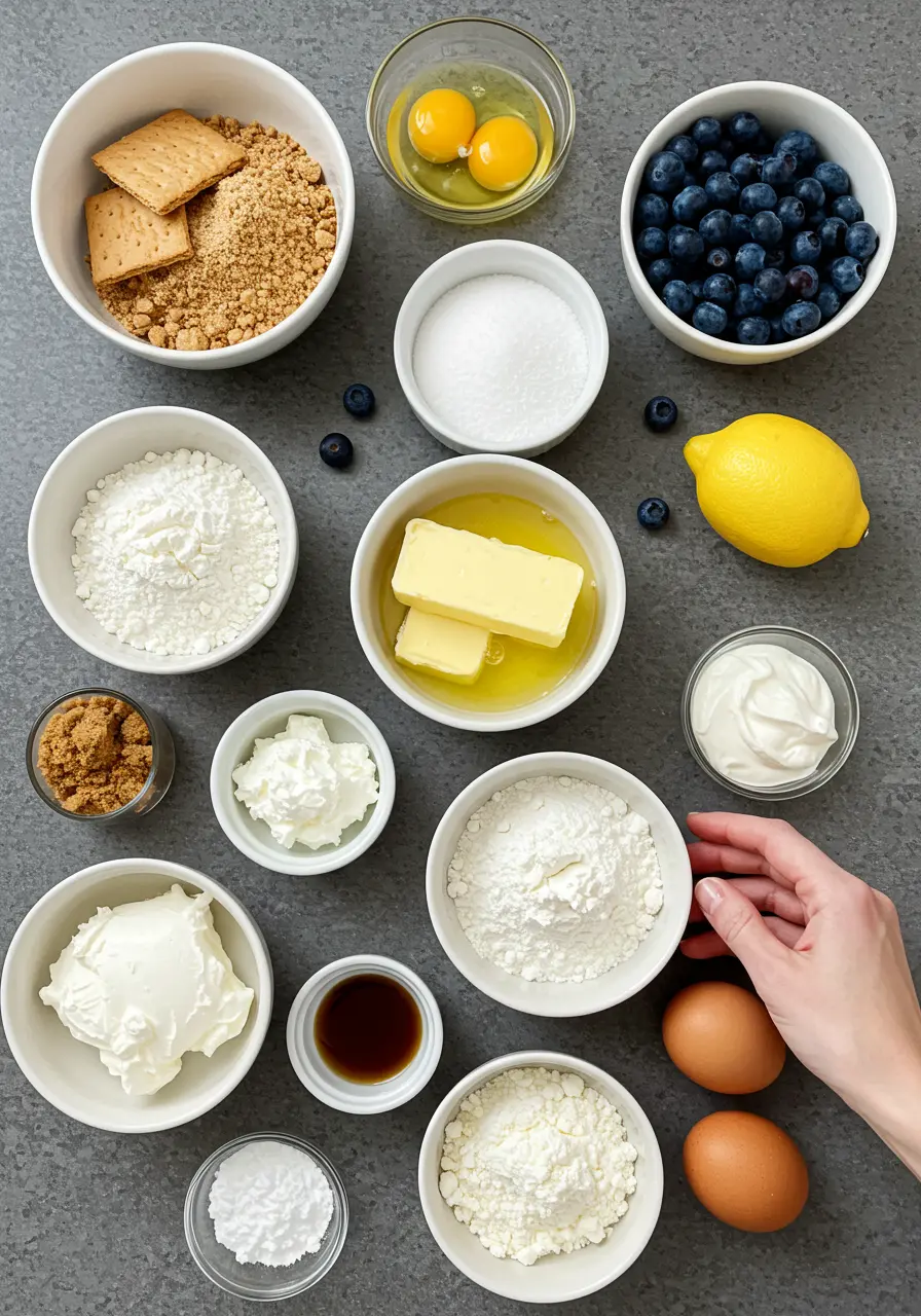 Blueberry Crumble Cheesecake 7 Blueberry Crumble Cheesecake ingredient 2