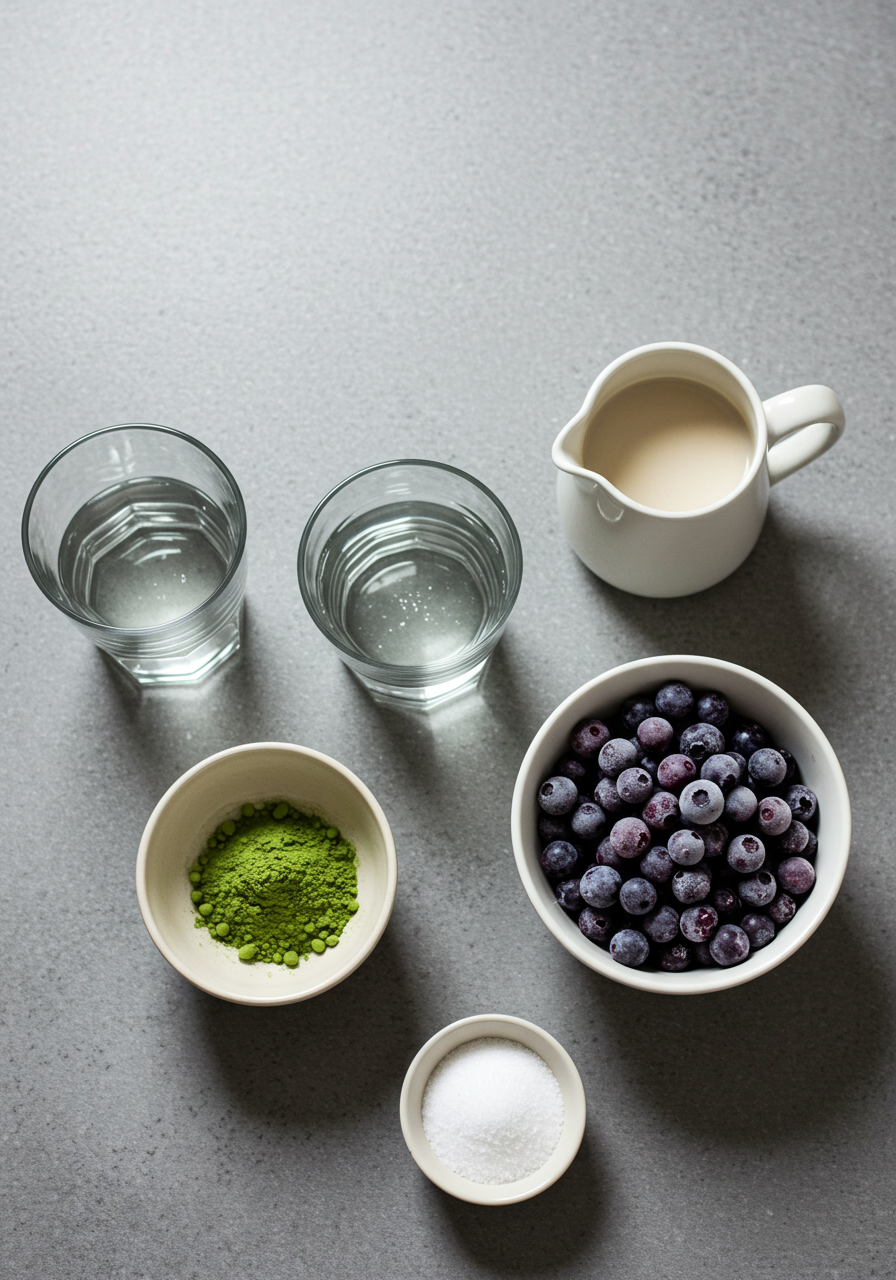 Blueberry Matcha Latte 7 Matcha Blueberry Latte