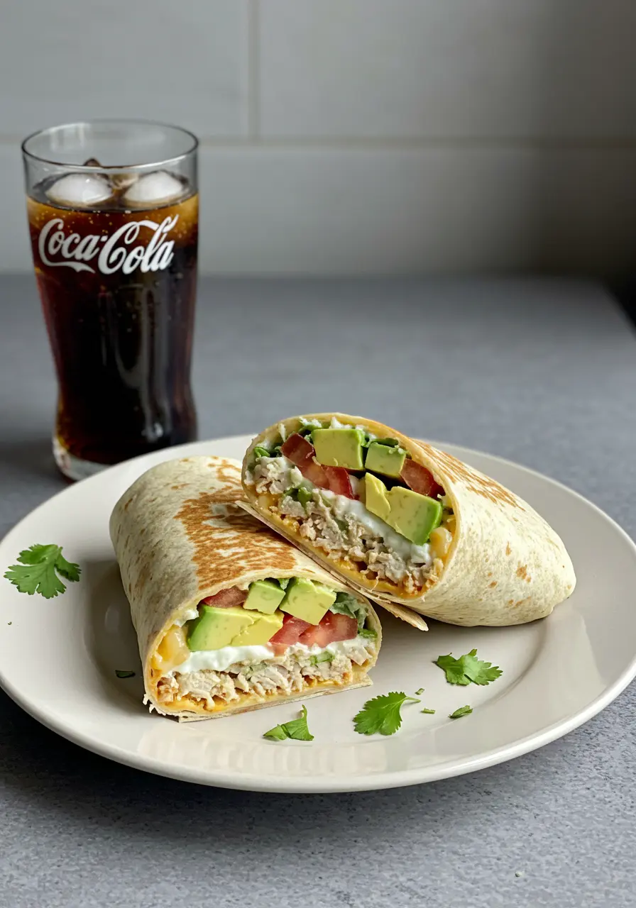 Chicken Avocado Ranch Burrito