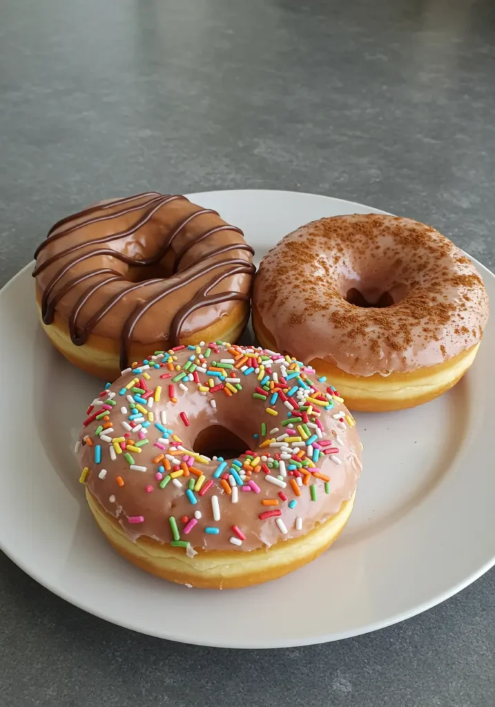 Crispy and Glazed Doughnuts 8 Crispy Glazed Donuts