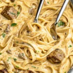 Garlic Butter Steak Alfredo 10 Garlic Butter Steak with Parmesan Alfredo