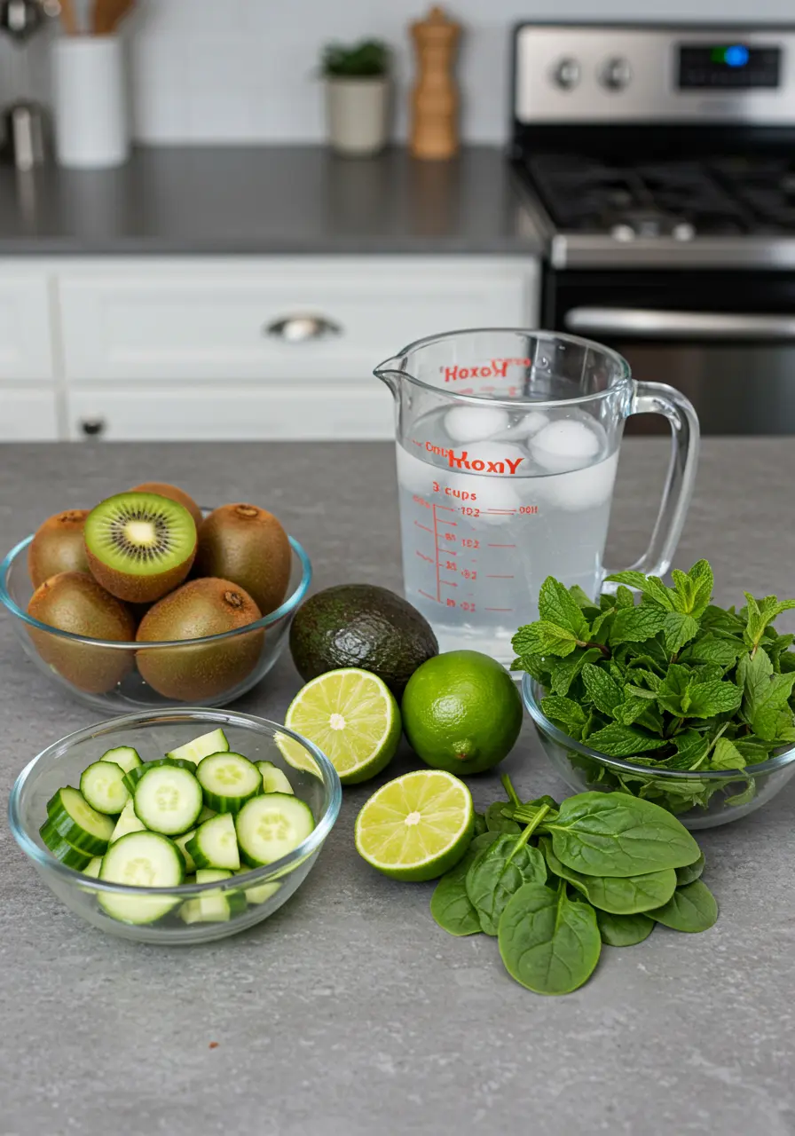 Green Kiwi Bomb Smoothie 4 Green Smoothie