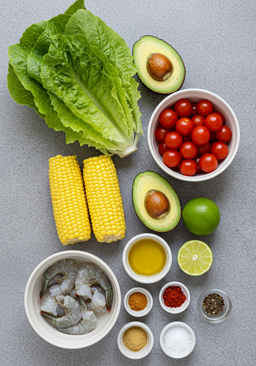 Grilled Shrimp, Avocado, and Corn Salad 5 Grilled Shrimp Avocado and Corn Salad Recipe ingredient 2
