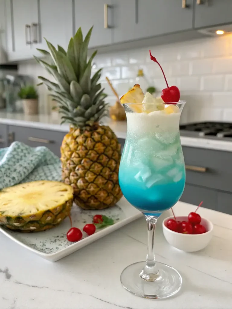 Mermaid Coladas 4 Mermaid Colada Mocktail