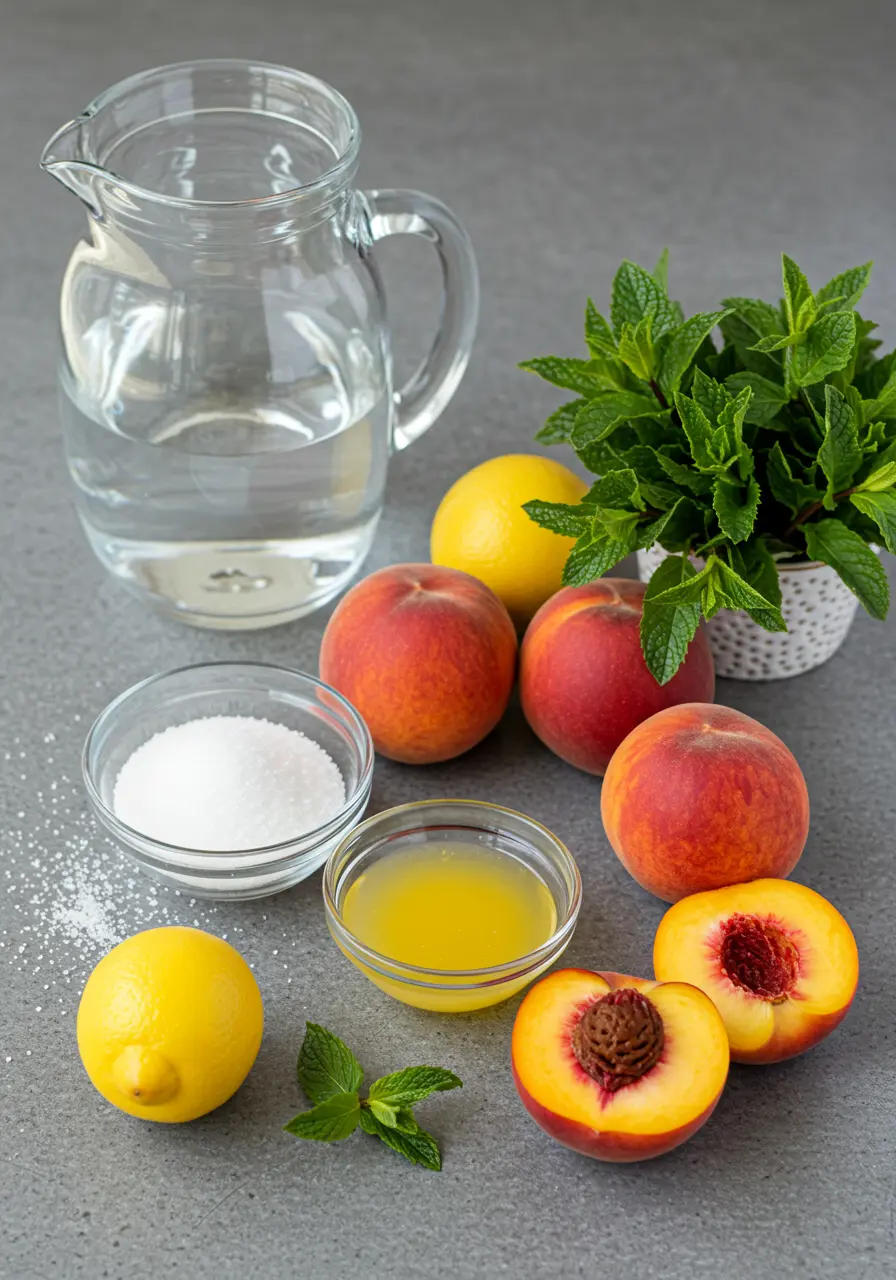 How to Make Peach Lemonade 3 Peach Lemonade