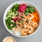 Shrimp Rice Bowls with Spicy Mayo 6 Shrimp Rice Bowls with Spicy Mayo