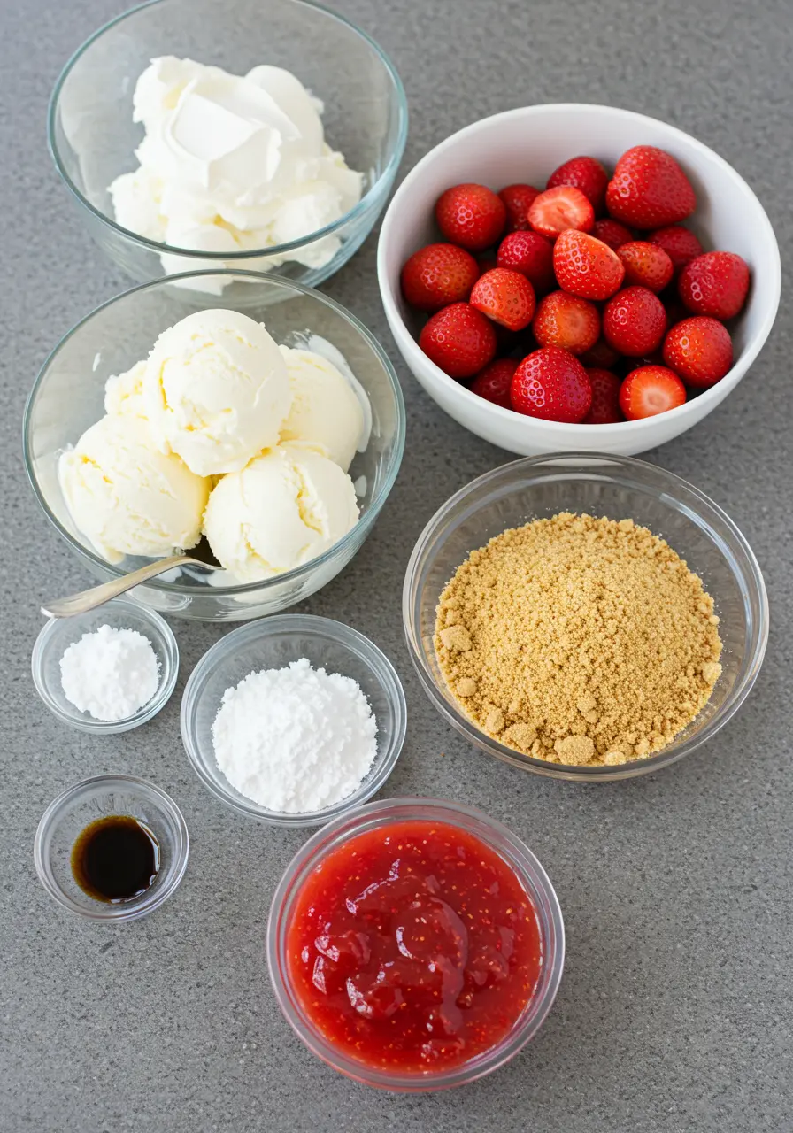 Strawberry Cheesecake Milkshake 5 Strawberry Cheesecake Milkshake ingredient 2