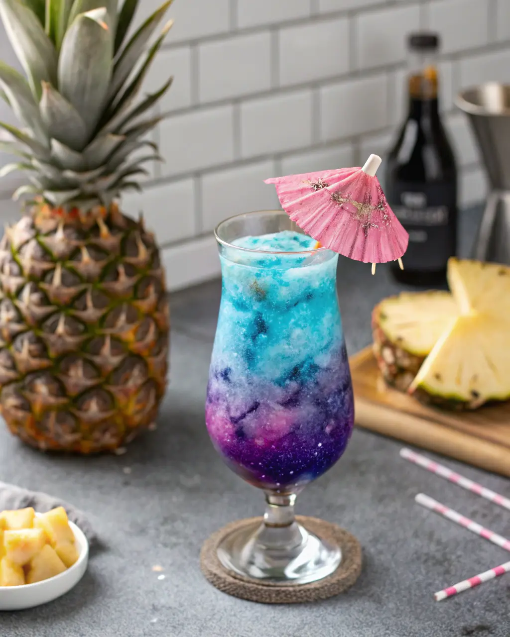 Galaxy Piña Colada: Easy Non-Alcoholic Tropical Mocktail