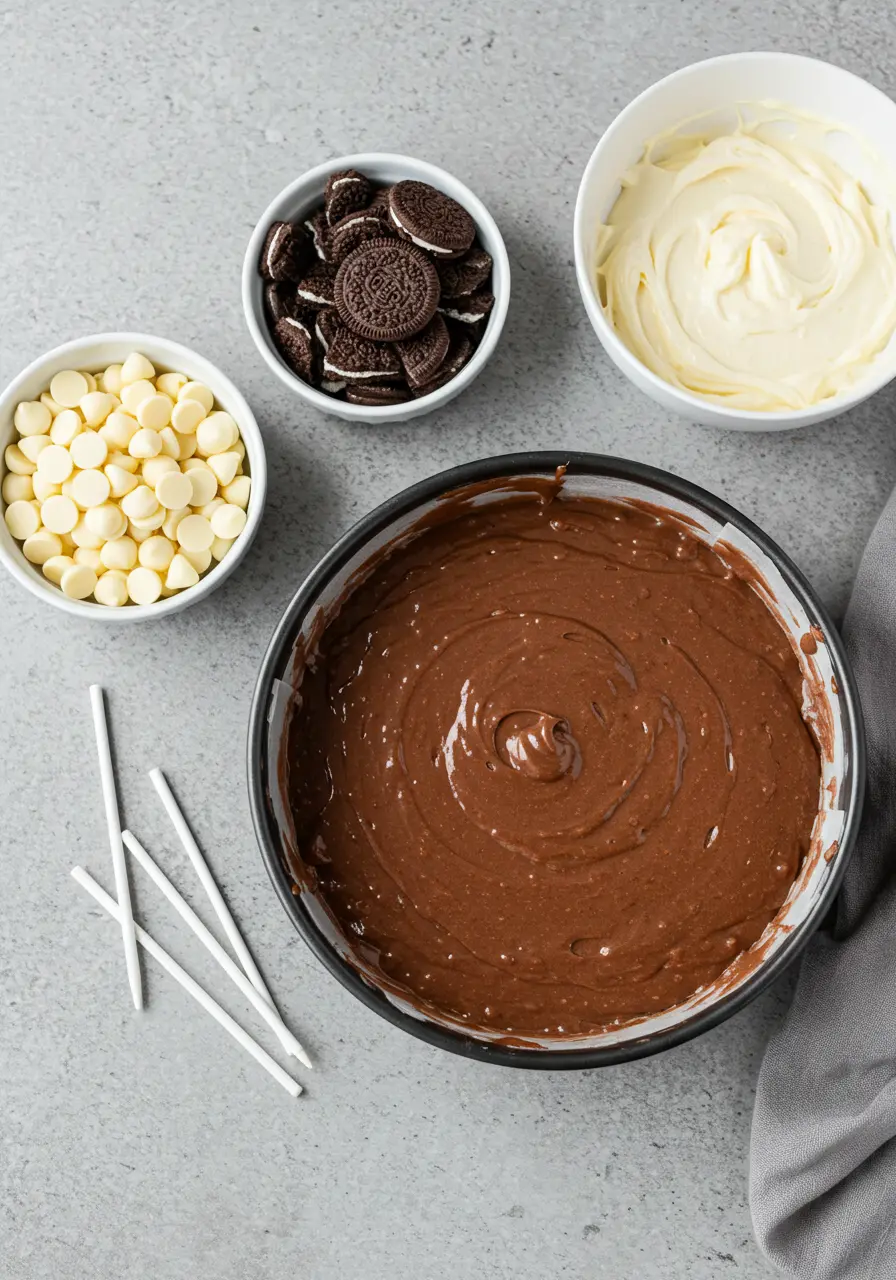 Starbucks Cookies and Cream Cake Pop