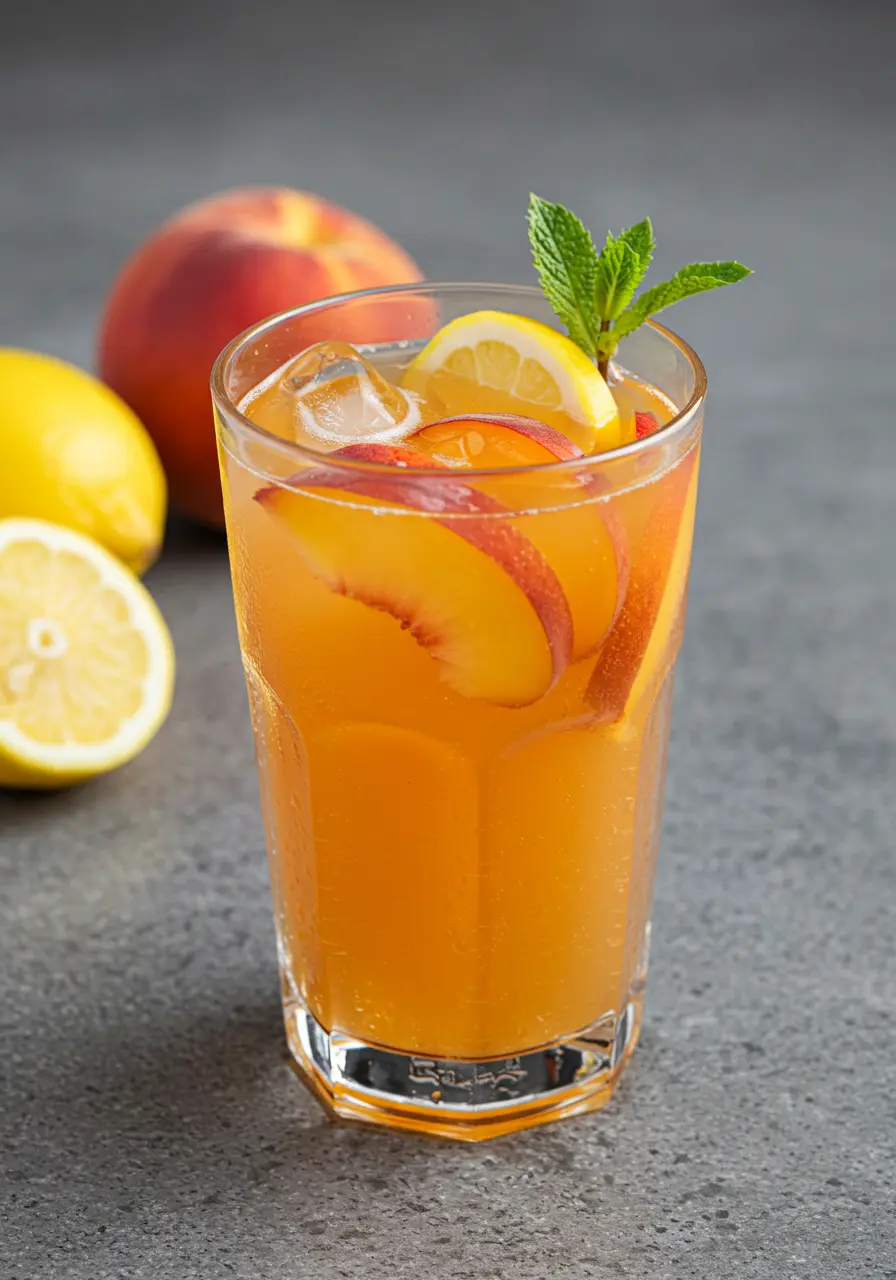 How to Make Peach Lemonade