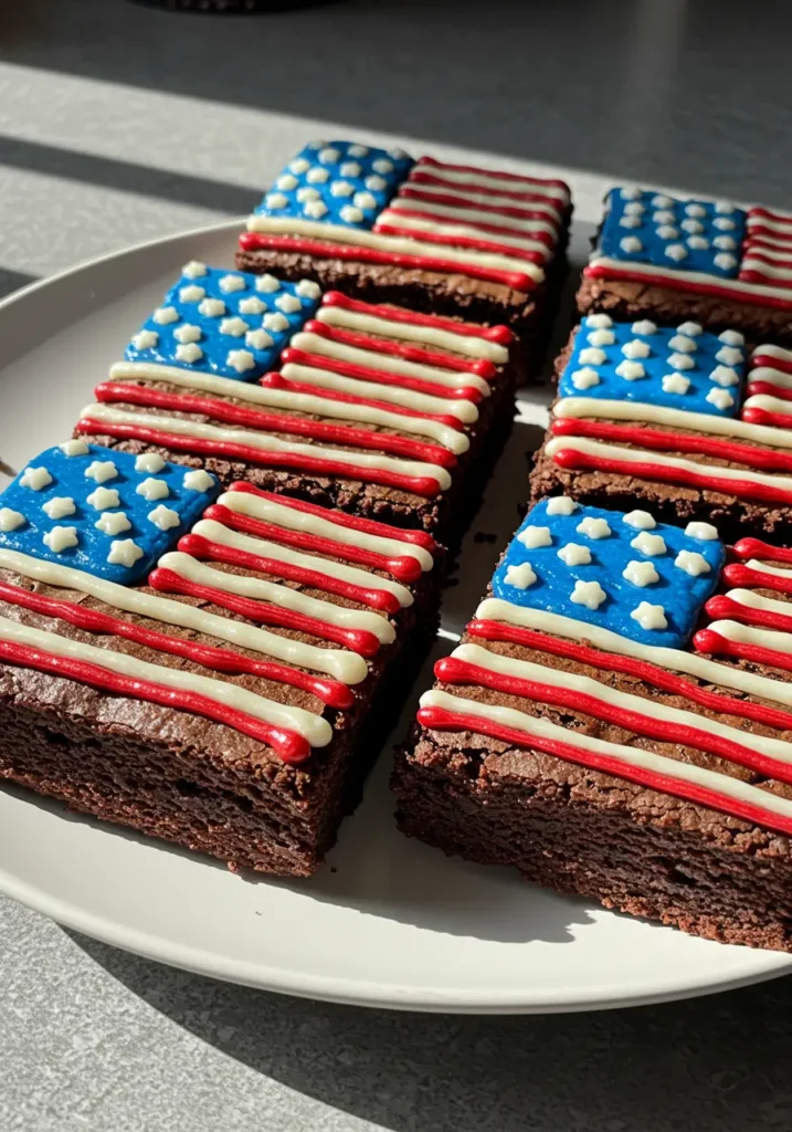 4th of July Brownie Bars 7 4th of July Brownie Bars