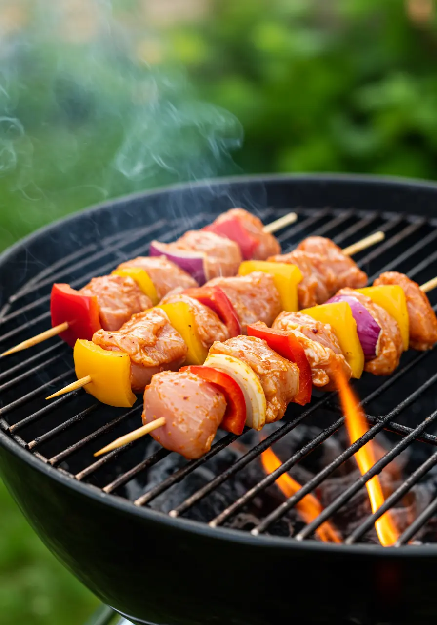 BBQ Chicken Skewers 12 BBQ Chicken Skewers