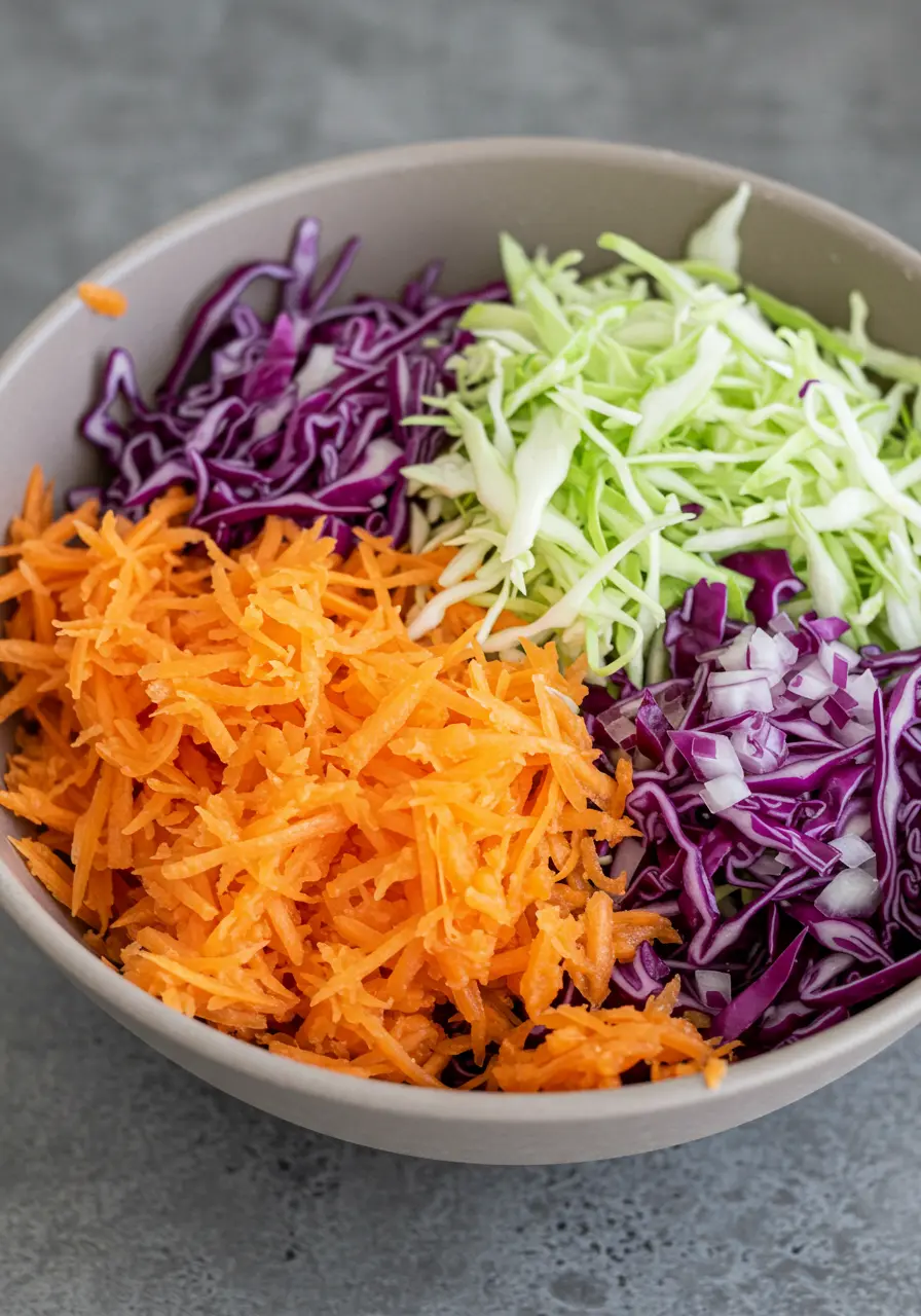 Healthy Coleslaw with Olive Oil Mayo 10 Healthy Coleslaw 1