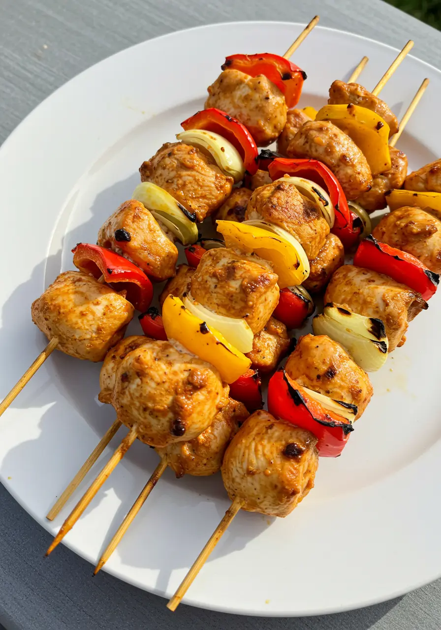 BBQ Chicken Skewers