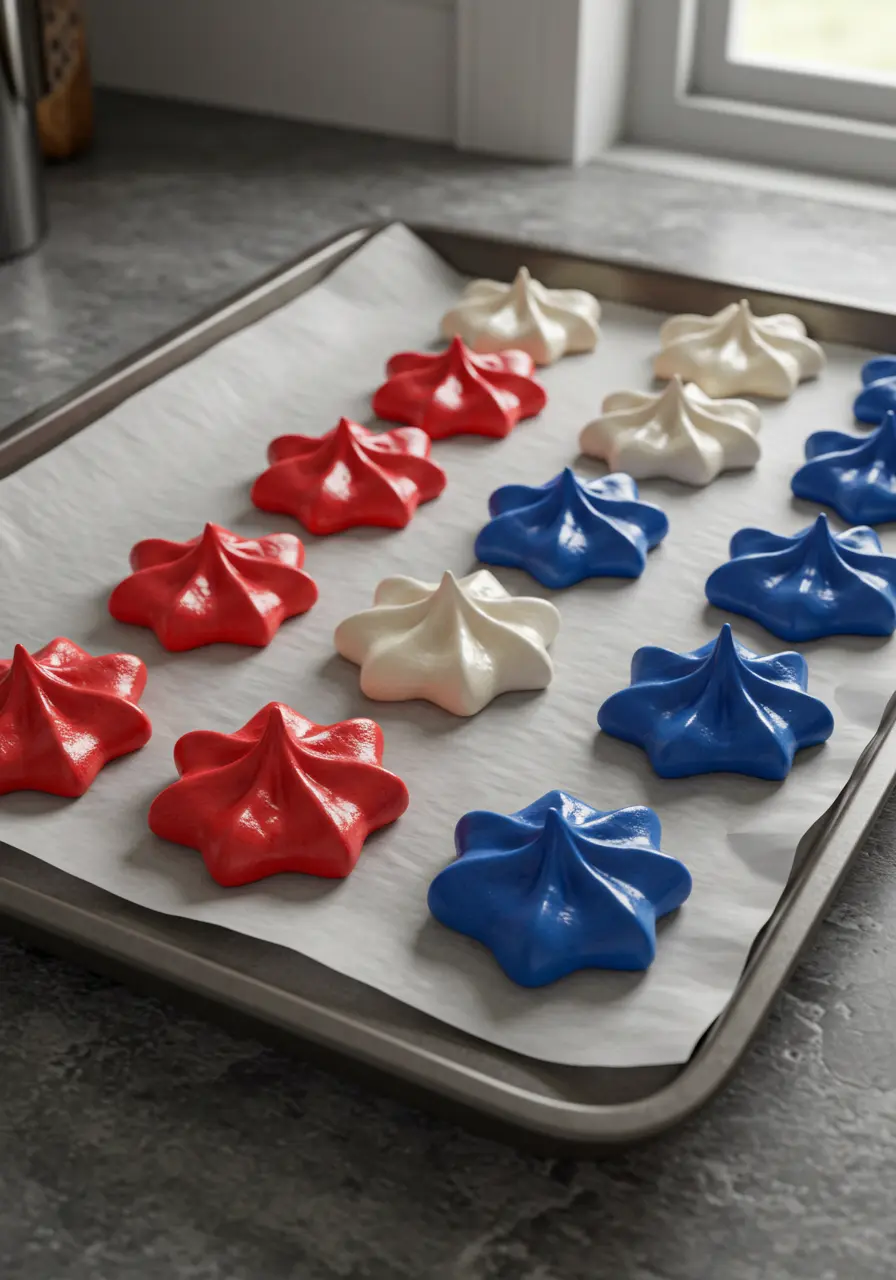 4th of July Meringue Cookies 10 4th of July Meringue Cookies