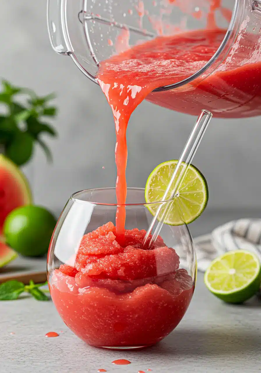 Watermelon Slushie with 3 Ingredients 10 Watermelon Slushie with 3 Ingredients