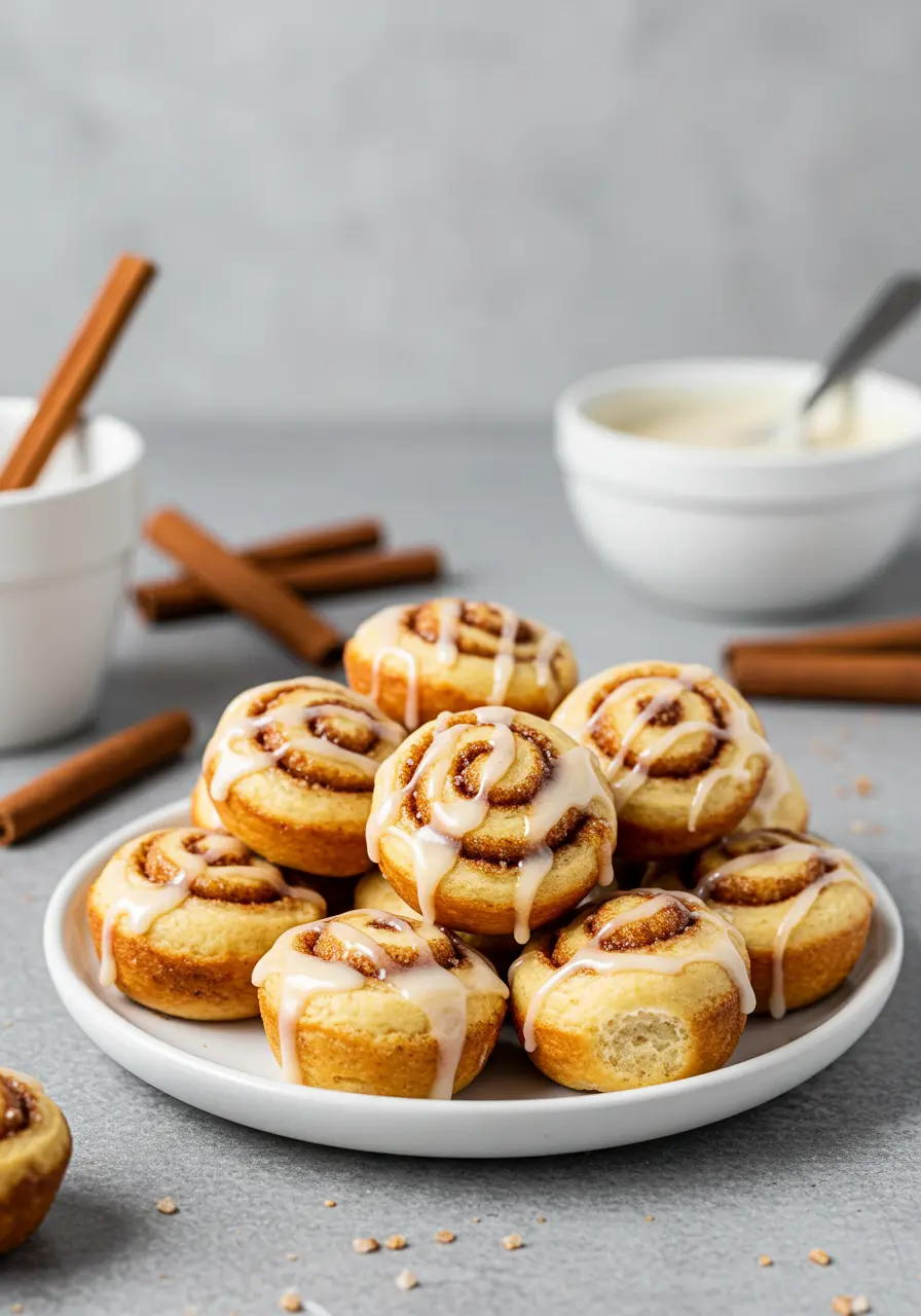 Mini Cinnamon Rolls 11 Mini Cinnamon Rolls