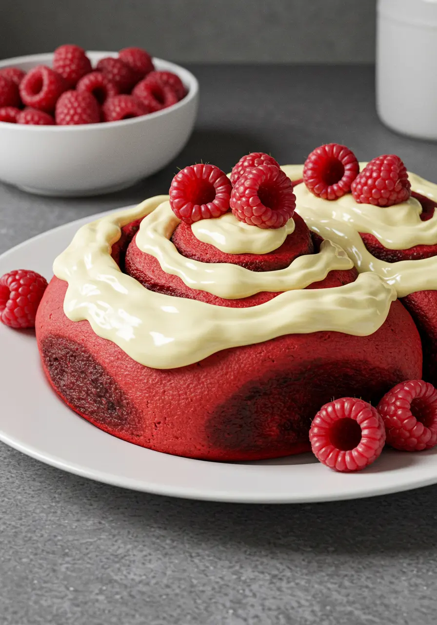 Red Velvet Cinnamon Rolls