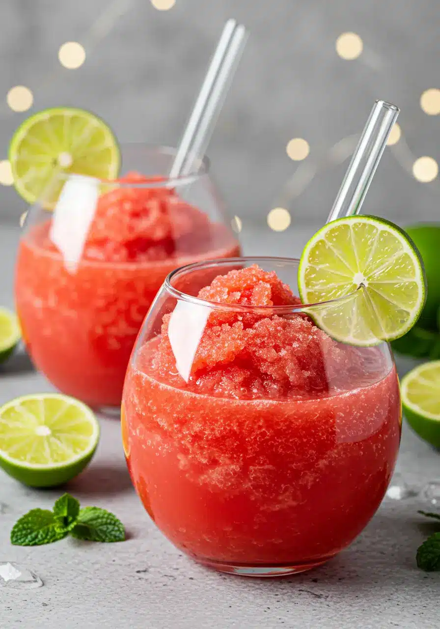 Watermelon Slushie with 3 Ingredients