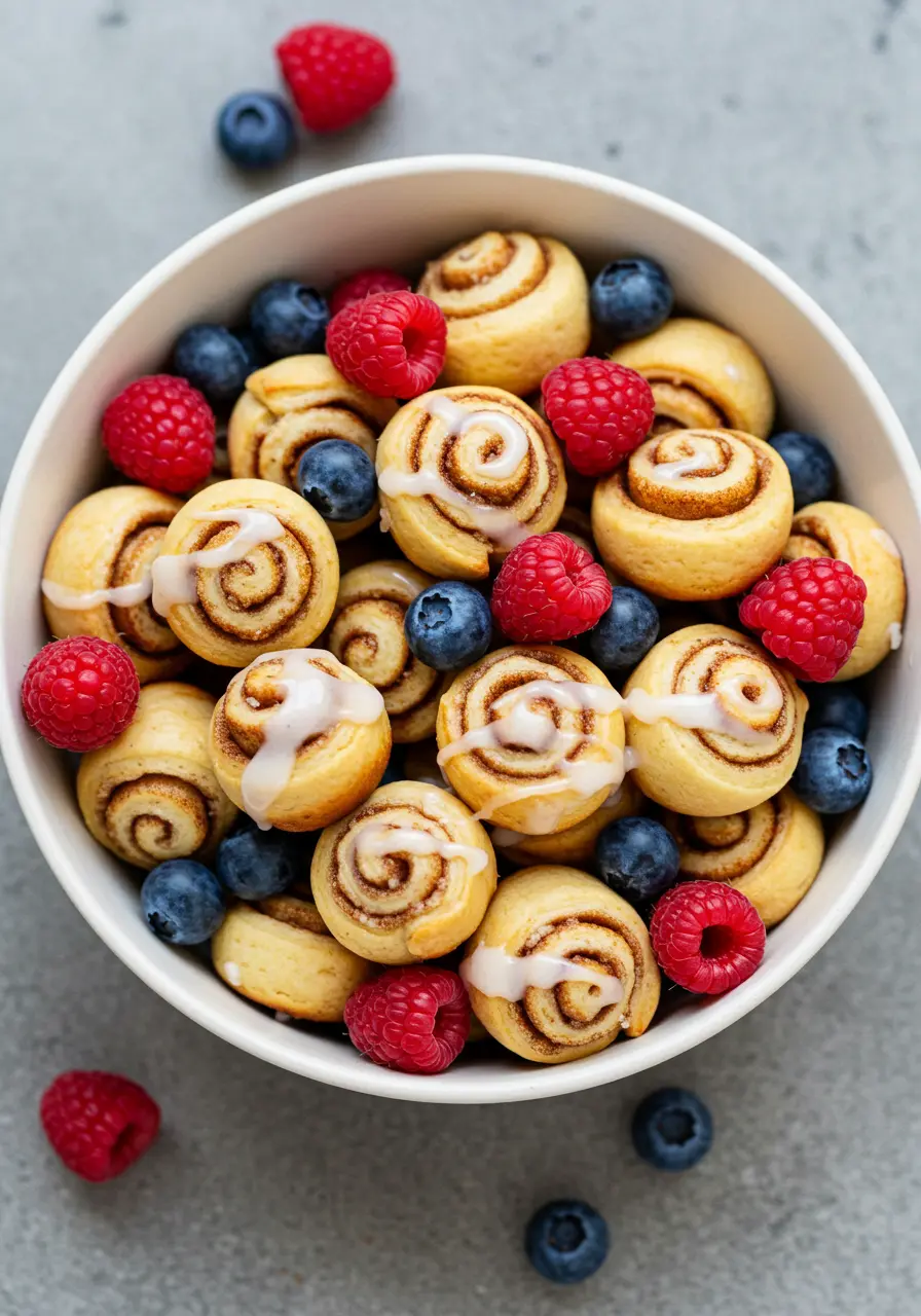 Mini Cinnamon Rolls 12 Mini Cinnamon Rolls