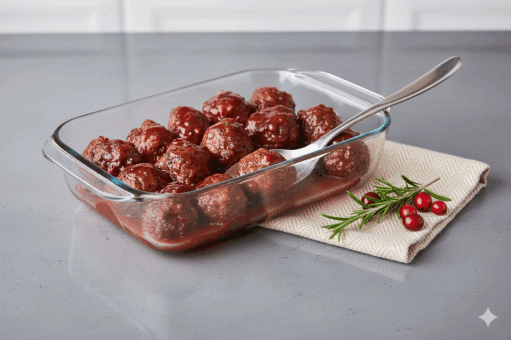 Cranberry Meatballs – The Perfect Holiday Appetizer Everyone Will Love 4 Generated Image October 09 2025 10 12AM