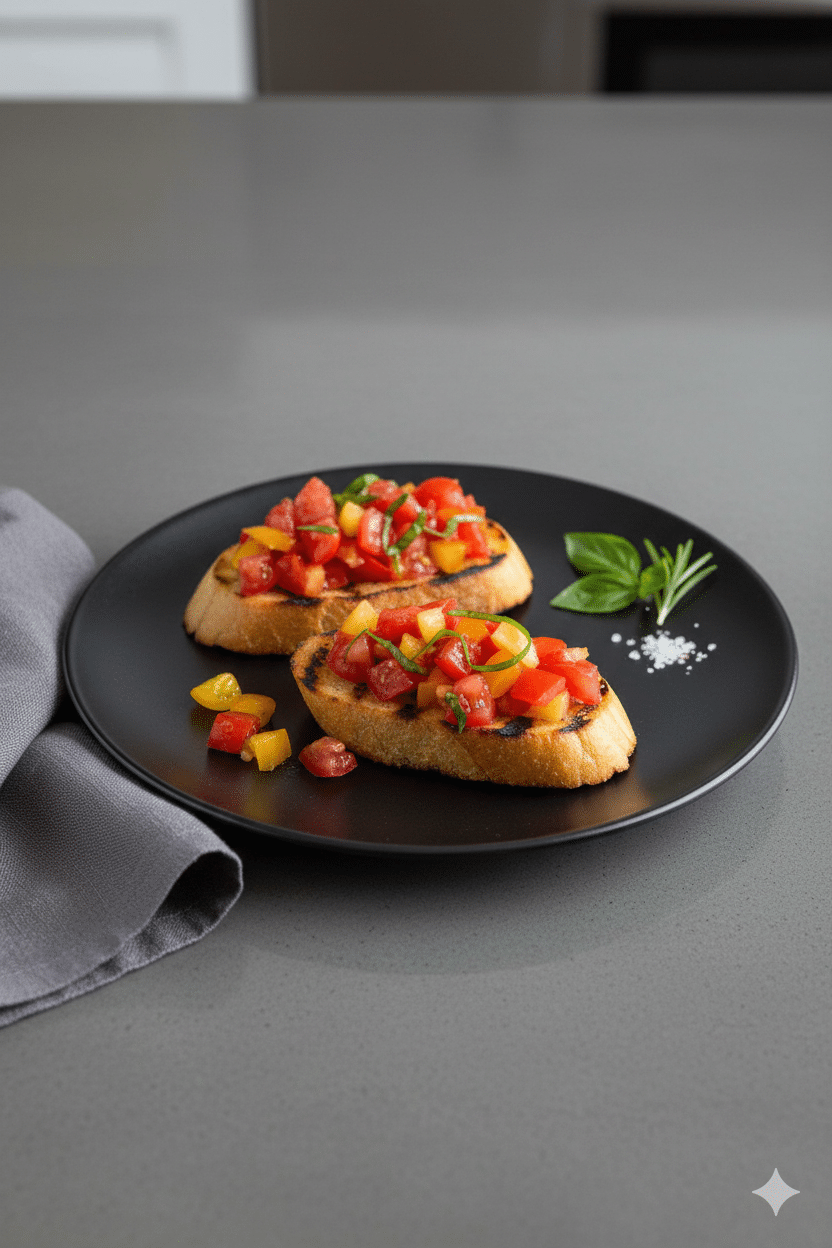 Authentic Tomato Bruschetta Recipe