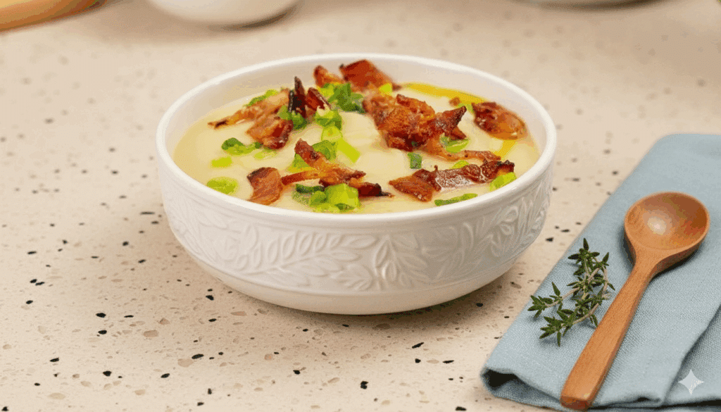 Creamy Potato Leek Soup with Bacon – The Ultimate Cozy Comfort Food 6 Generated Image October 14 2025 3 04PM