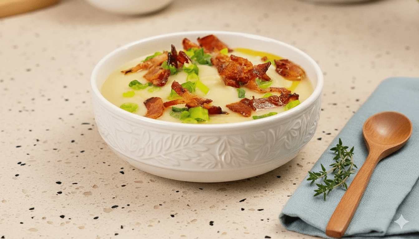 Creamy Potato Leek Soup with Bacon – The Ultimate Cozy Comfort Food