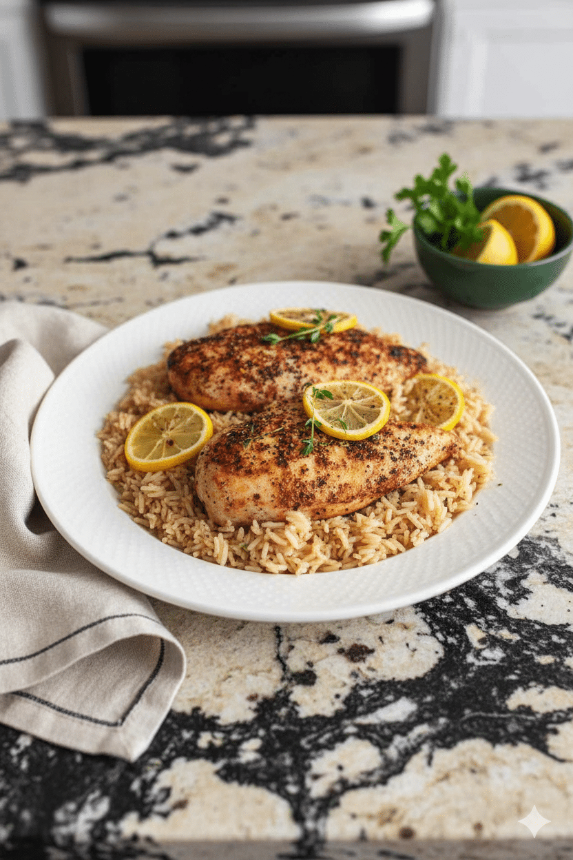 The Magic of One Pot Lemon Herb Chicken and Rice