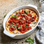 Baked Goat Cheese Bruschetta Dip with Balsamic Glaze and Fresh Basil 4 Generated Image October 22 2025 4 36PM