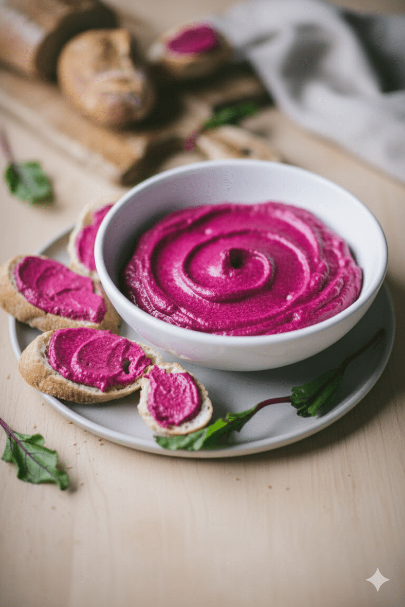 Beet Whipped Feta Spread: A Vibrant Dip for Spring Days