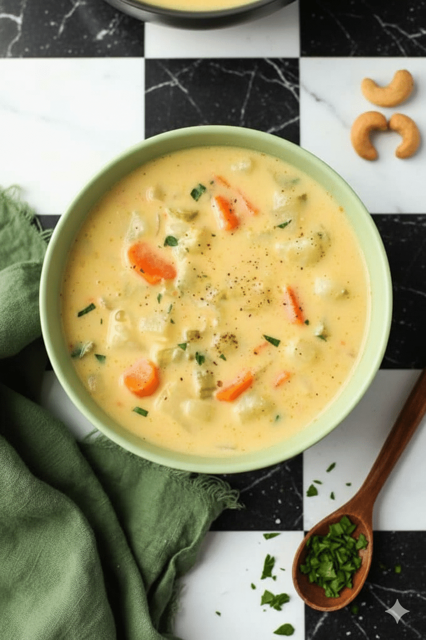 Cozy Vegan Carrot Potato Soup (Creamy, Comforting &amp; Easy)