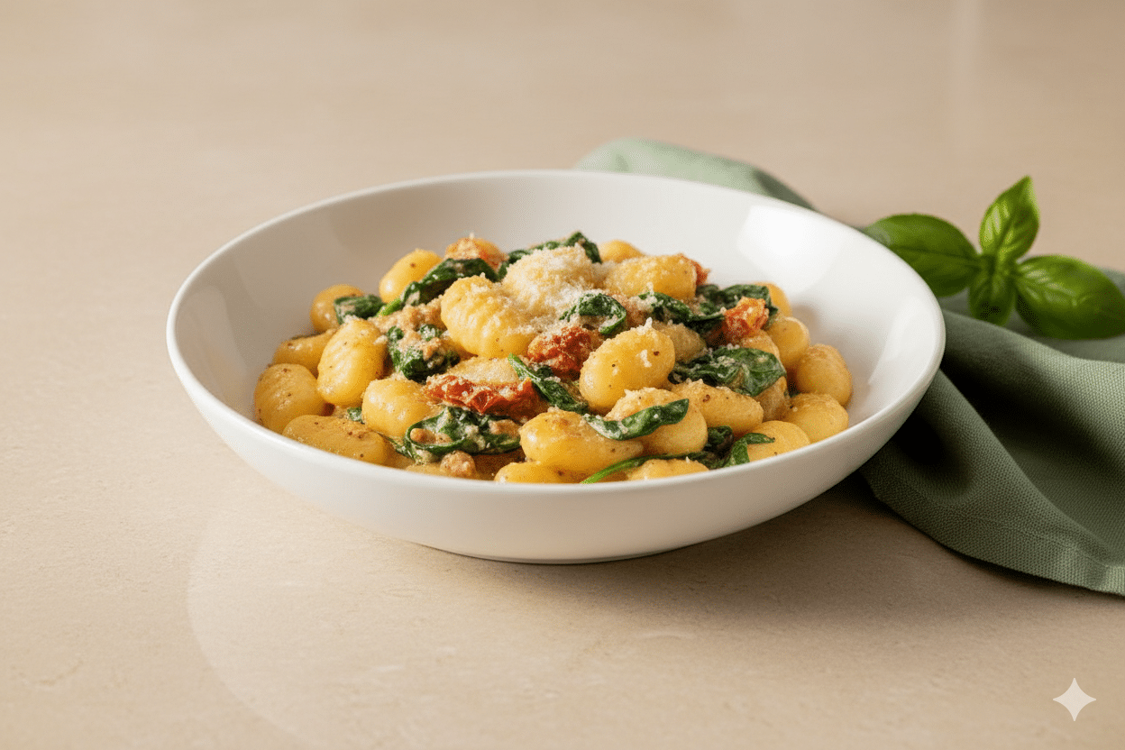 Vegetarian “Marry Me” Gnocchi in Creamy Tuscan Sauce