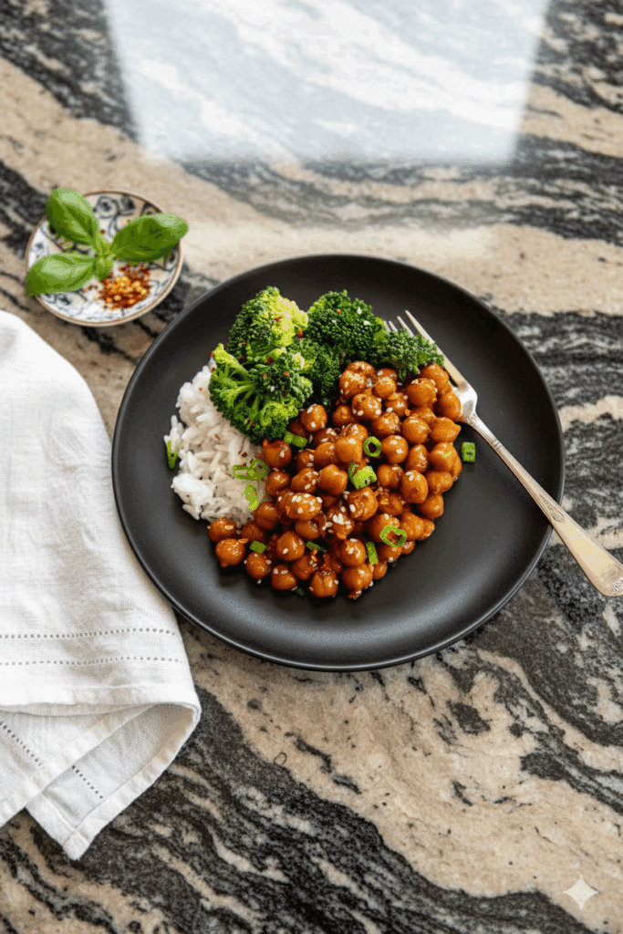 Vegan Sticky Sesame Chickpeas (Easy 15-Minute Recipe ) 3 Generated Image October 30 2025 3 09PM