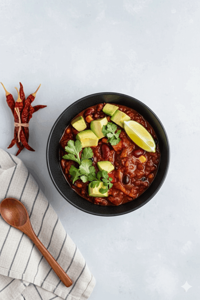 The Ultimate Vegetarian Chili Recipe (Hearty, Flavorful & Easy!) 4 Generated Image October 30 2025 3 39PM