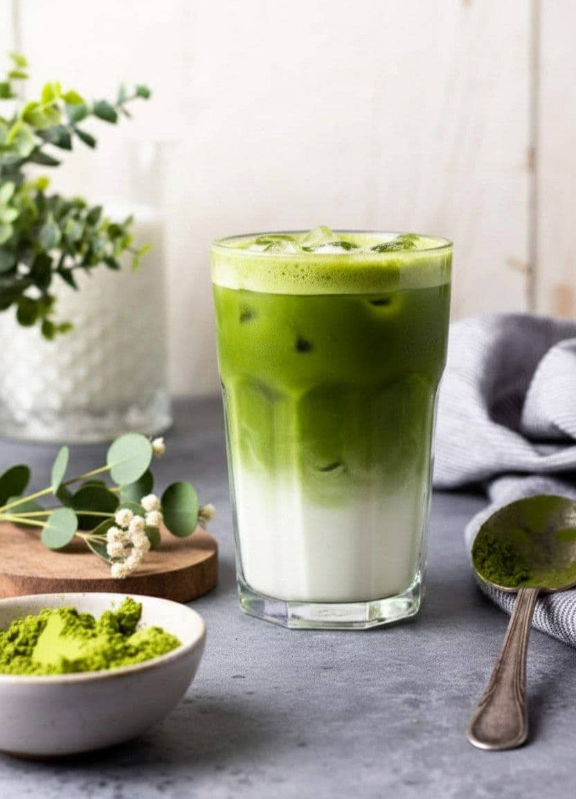 Homemade Iced Matcha Latte That Tastes Just Like Your Favorite Coffee Shop