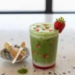Iced Strawberry Oat Matcha Latte Recipe – Make Starbucks at Home 5 5850456906059680619 121