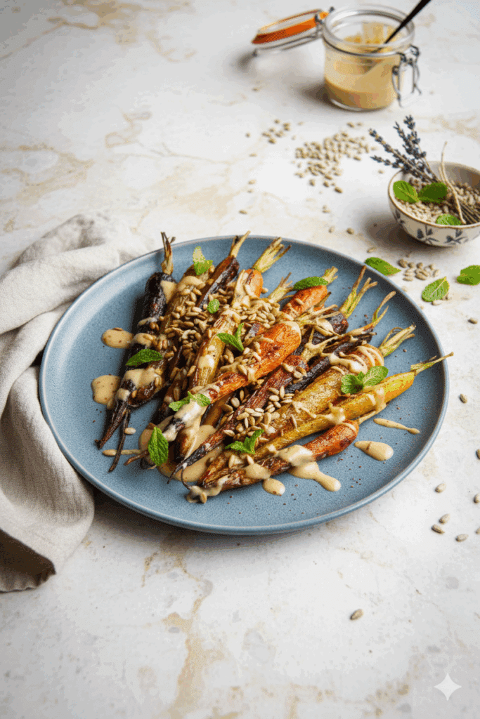 Roasted Rainbow Carrots with Sumac and Sunflower Dressing 4 Generated Image November 04 2025 11 26AM