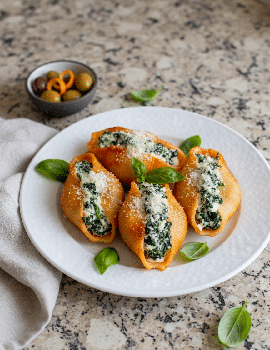 Spinach and Ricotta Stuffed Shells Recipe: A Comforting and Flavorful Vegetarian Classic