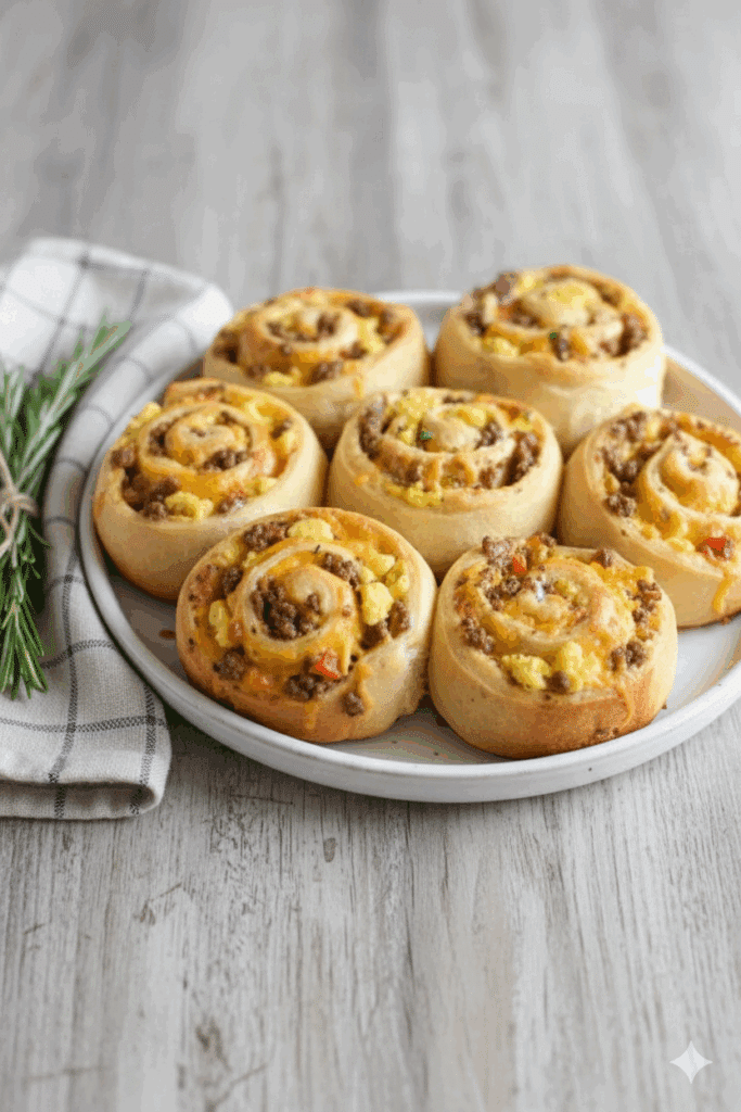 Savory Breakfast Rolls with Sausage, Eggs & Cheese 3 Generated Image November 09 2025 11 08AM