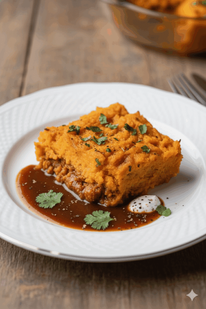 Cozy Comfort: Lentil Shepherd’s Pie with Cheesy Sweet Potato Mash 7 Generated Image November 13 2025 10 55AM
