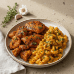 High-Protein Honey Garlic Butter Chicken with Creamy Mac & Cheese 8 Generated Image November 19 2025 10 52AM e1763546740857