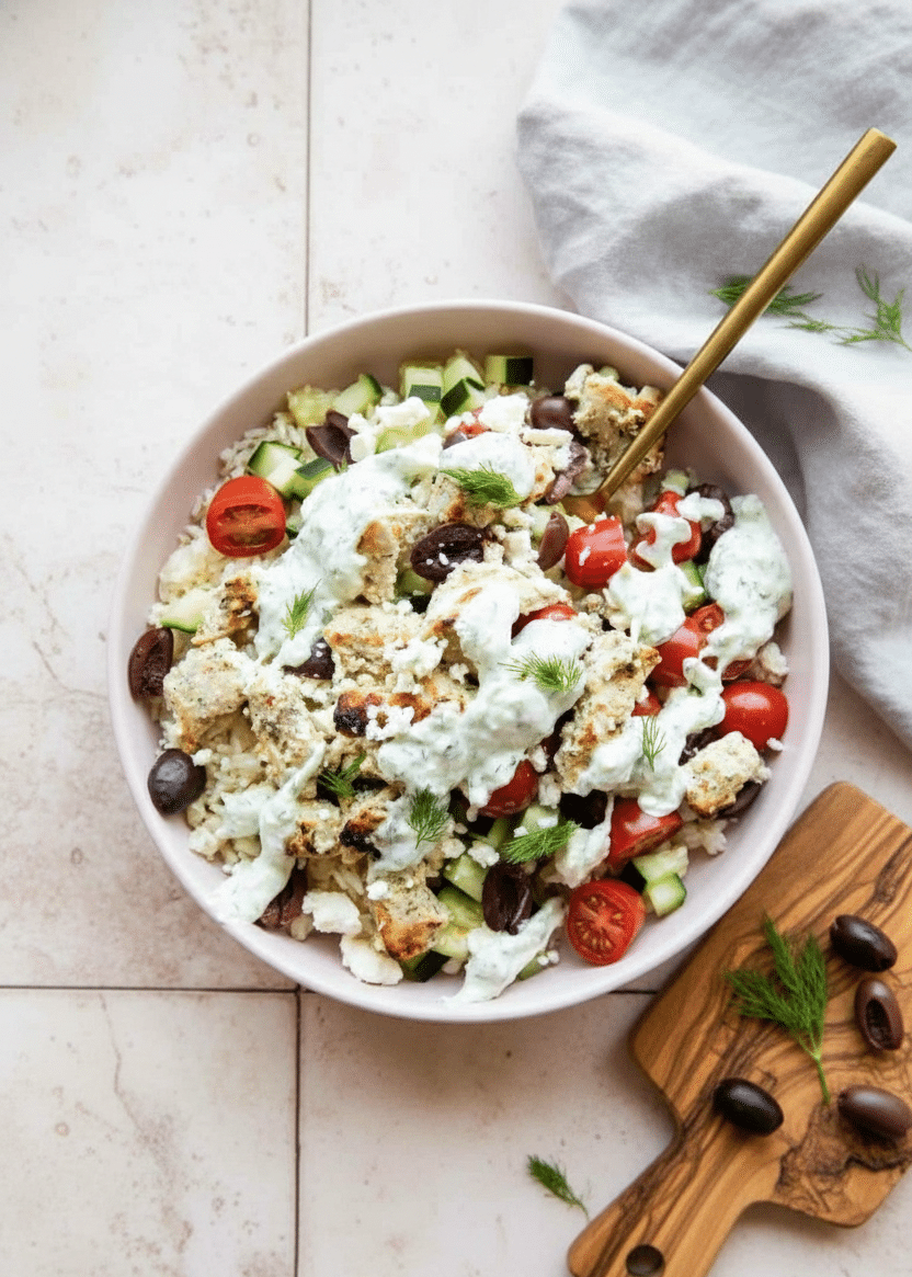 Flavor-Packed Greek Chicken Rice Bowls for Busy Weeknights
