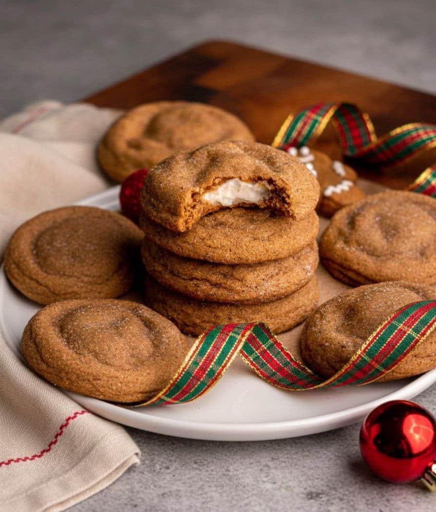 Irresistible Gingerbread Cheesecake Cookies for the Holidays