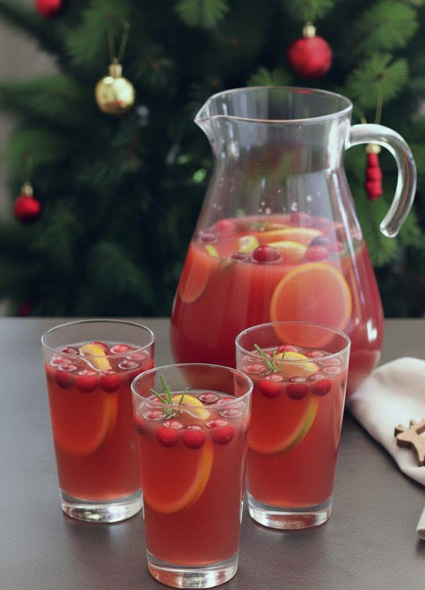 Festive Non-Alcoholic Christmas Punch